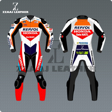 Ducati Red/Black One Piece Motorbike Leather Racing Suit